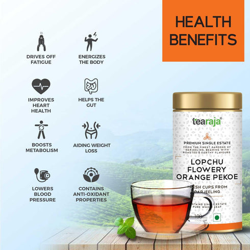 Tea Raja - Lopchu Flowery Orange Pekoe Darjeeling Tea